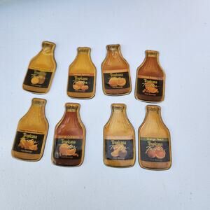 VINTAGE TROPICANA Twister PROMOTIONAL REFRIGERATOR MAGNETS Set of 8 Read